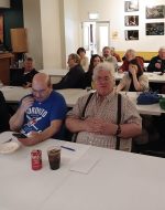 how does Mark always get in the fron row?